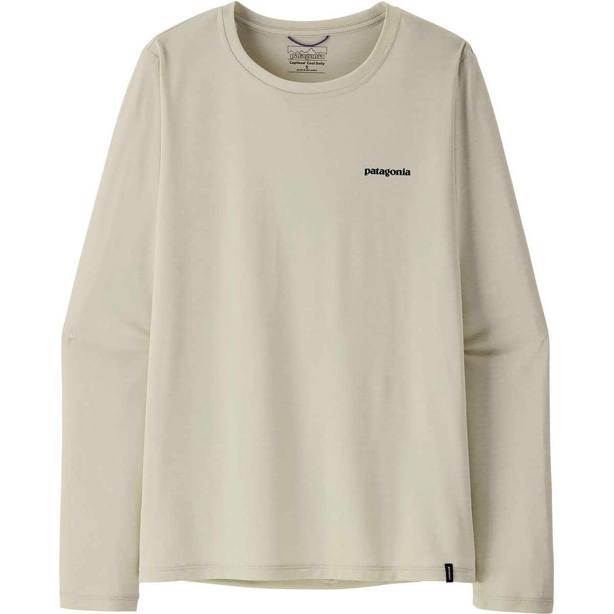 Image of Patagonia Donna Maglia a manica lunga Cap Cool Daily Boardshort Logo