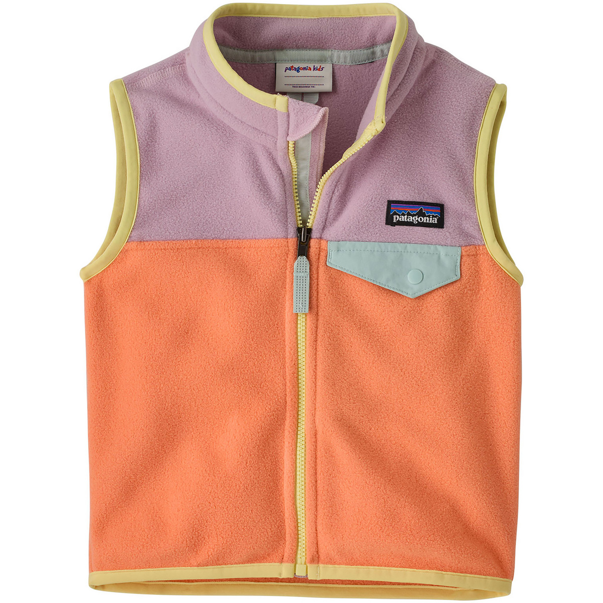 Image of Patagonia Bambino Gilet Baby Micro D Snap-T