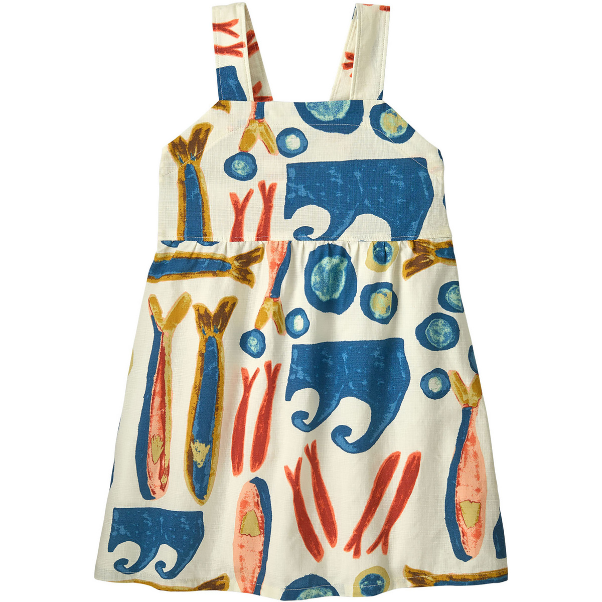 Patagonia Kinder Baby Tidal Threads Kleid (Größe 104, weiss)