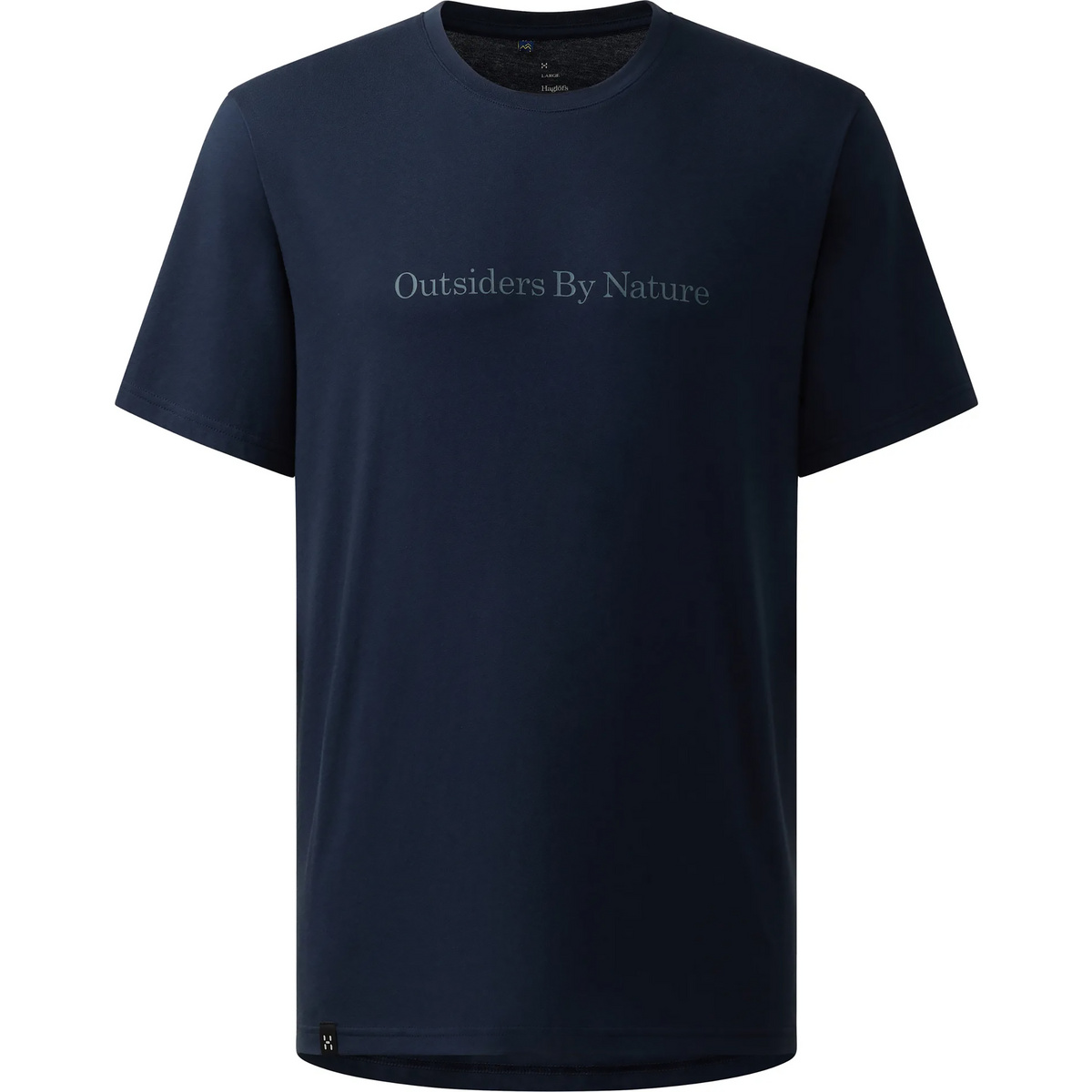 Haglöfs Herren Outsiders Graphic T-Shirt (Größe M, blau)