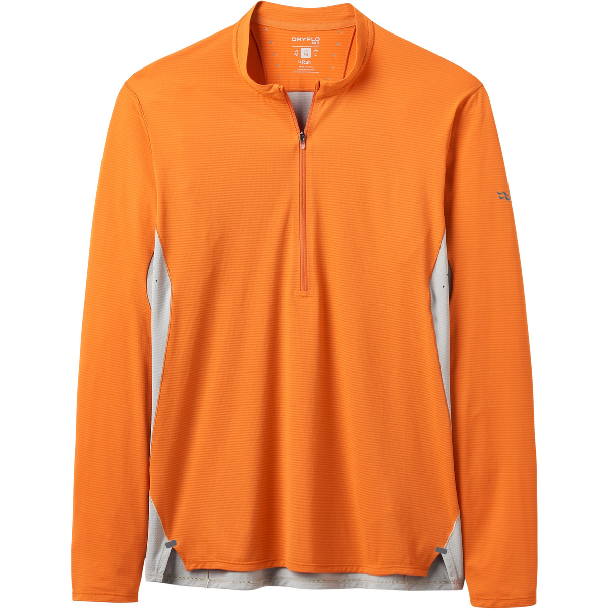 Rab Herren Sonic Ultra Zip Longsleeve (Größe S, orange)