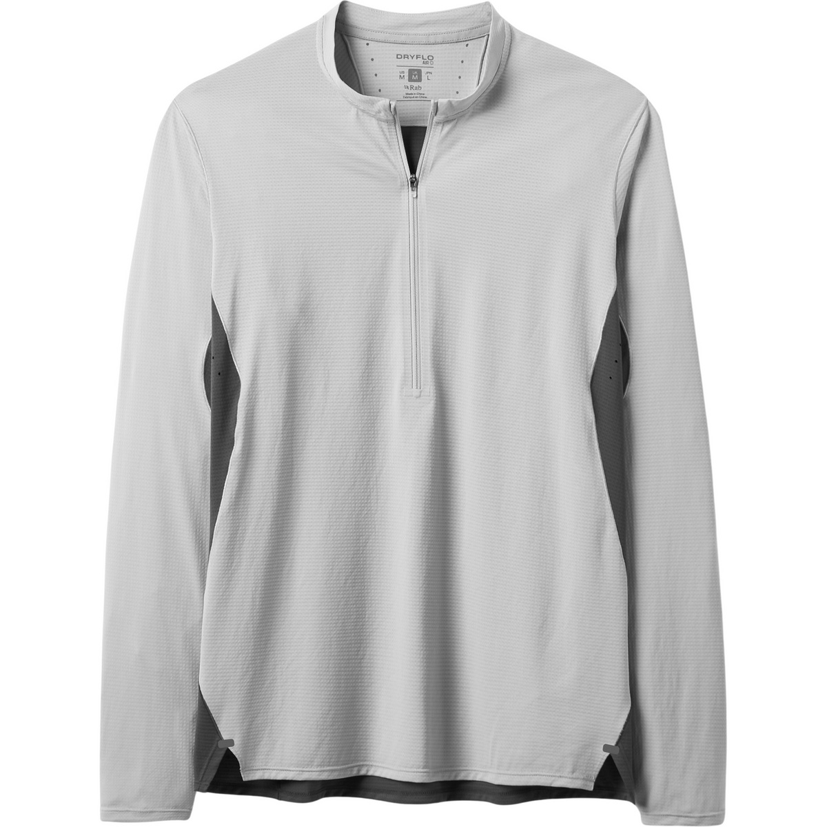 Rab Herren Sonic Ultra Zip Longsleeve (Größe L, grau)