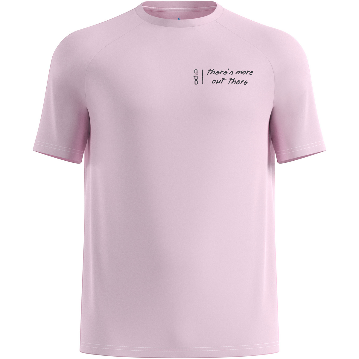 Odlo Herren Essential Print Crew T-Shirt (Größe L, rosa)