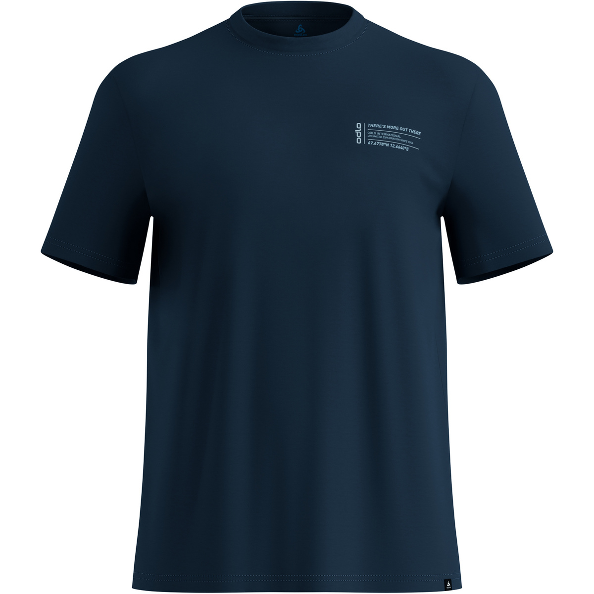 Odlo Herren Cotton Blend Unlimited T-Shirt (Größe S, blau)