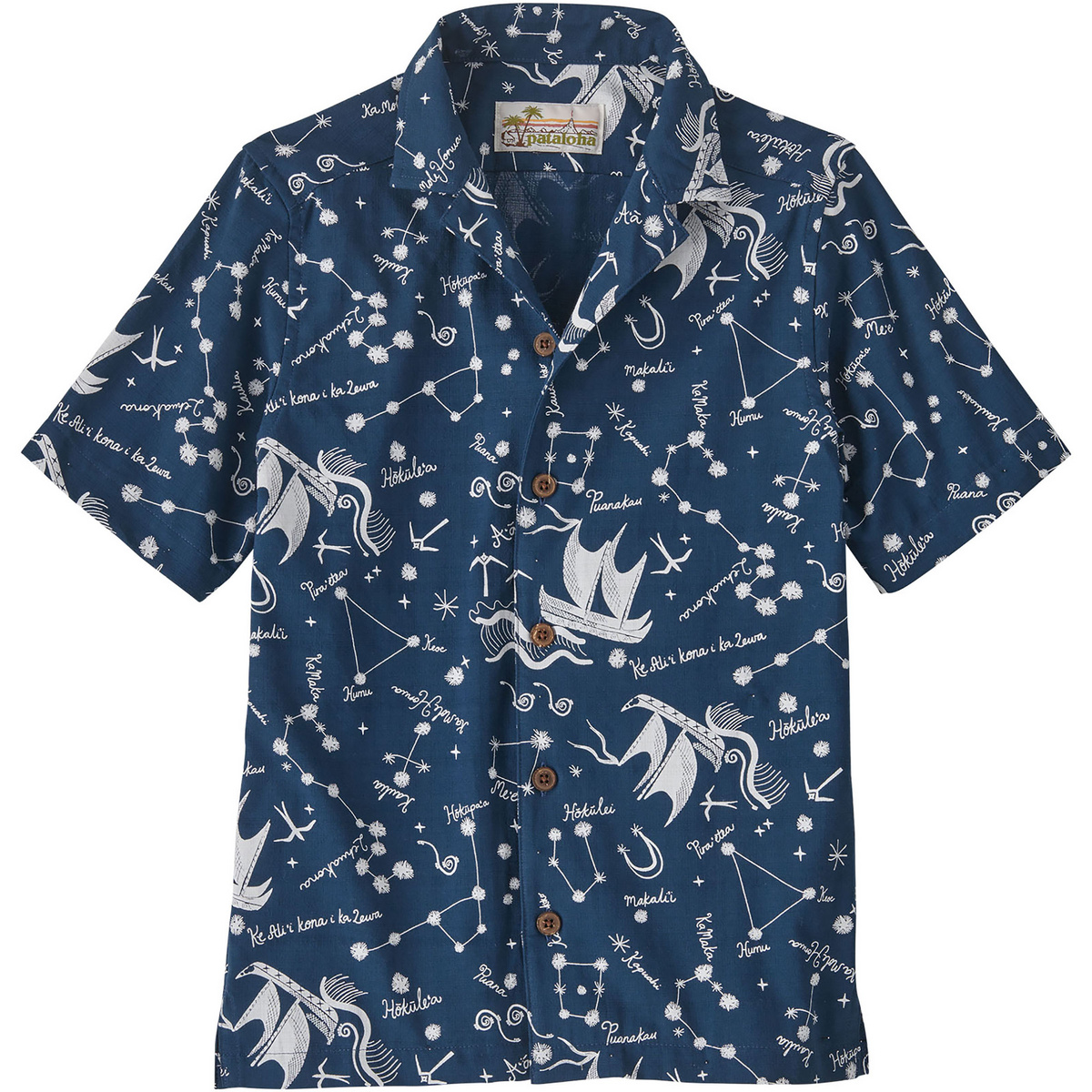 Patagonia Kinder Pataloha Hemd (Größe 148, blau)