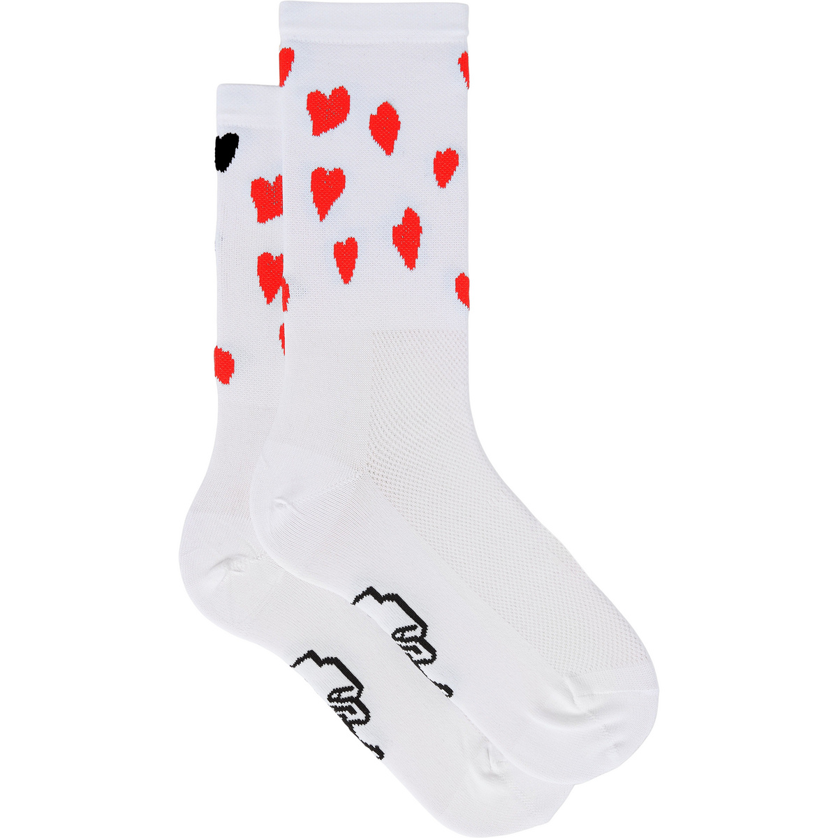 Image of Fingerscrossed Calzini Classic Trip Red Hearts