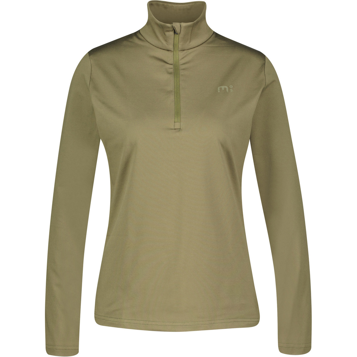 Bergzeit Basics Damen Meru Murupara Ski Longsleeve (Größe XL, oliv)