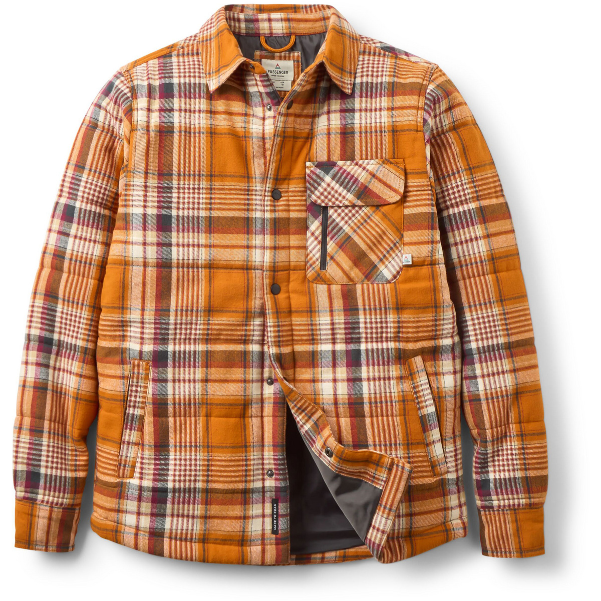 Image of Passenger Uomo Camicia Taranaki Quilted