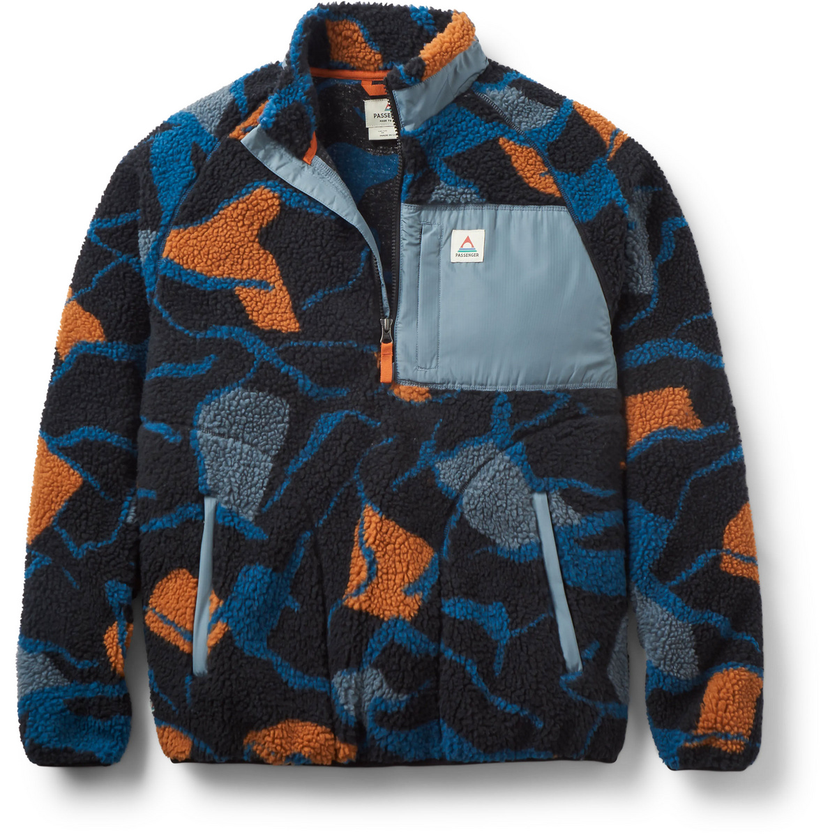 Image of Passenger Uomo Pullover Offroad Sherpa 1/2 Zip