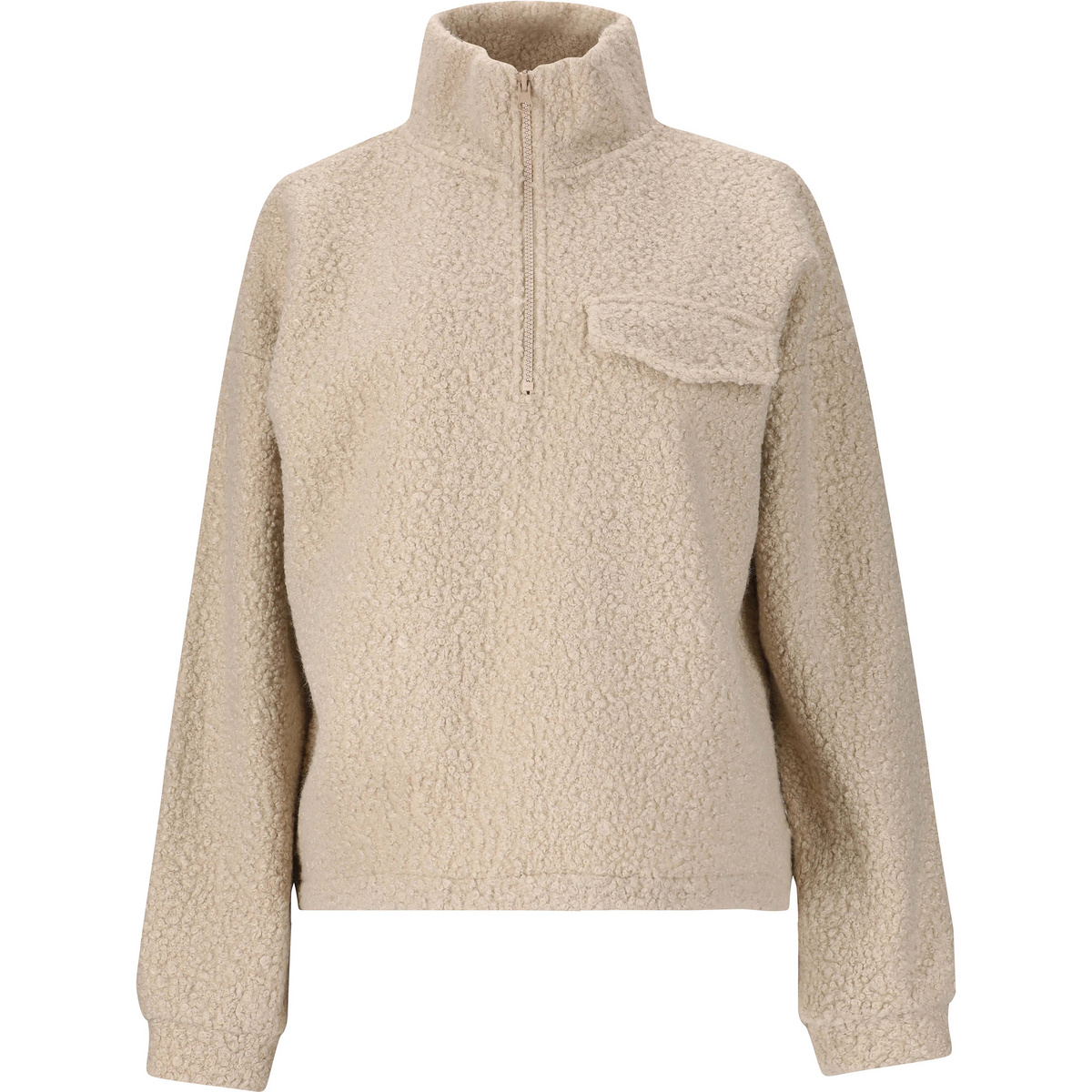 Image of Athlecia Donna Pullover Florrie Sherpa Half Zip