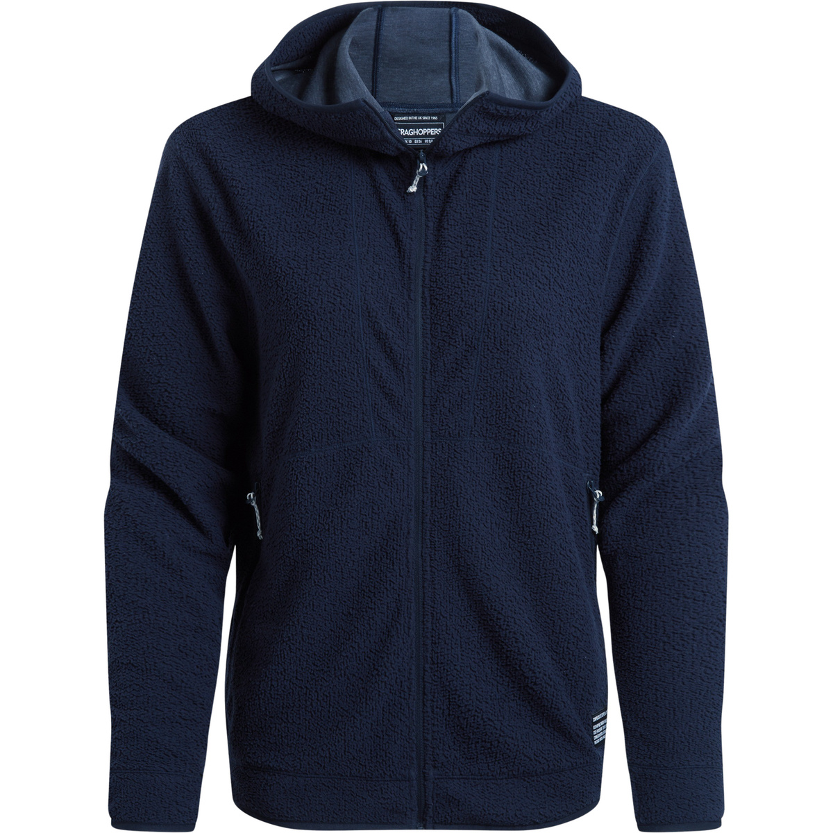 Craghoppers Damen Compresslite Fleece Hoodie Jacke (Größe M, blau)