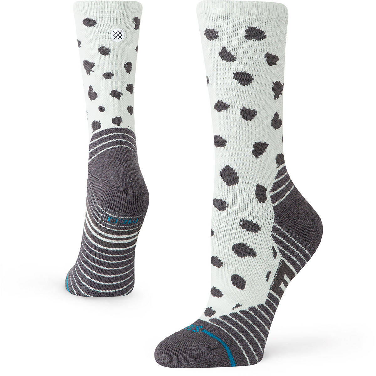 Image of Stance Damen Leopard Mid Crew Socken