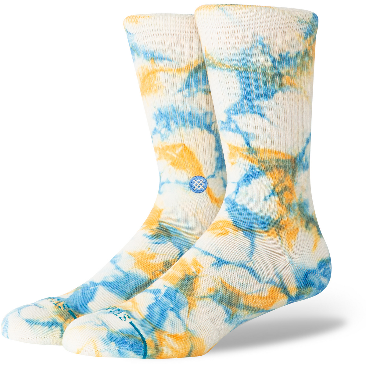 Stance Spotty Dye Crew Socken (Größe 43 , orange)