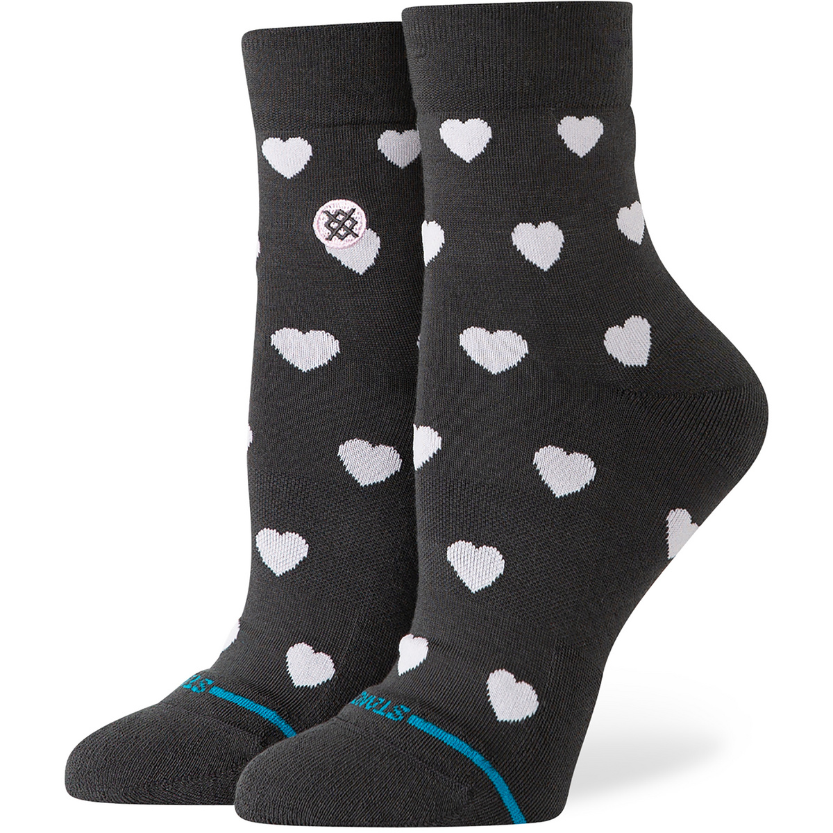 Stance Damen Hearts Lowrider Socken (Größe 38 , grau)