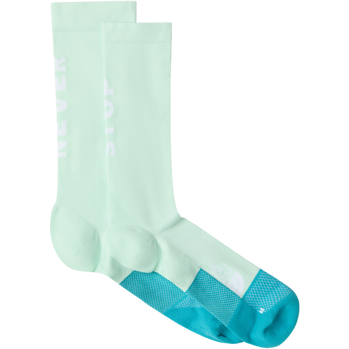 The North Face Never Stop Trail Run Crew Socken (Größe 44 , tuerkis)