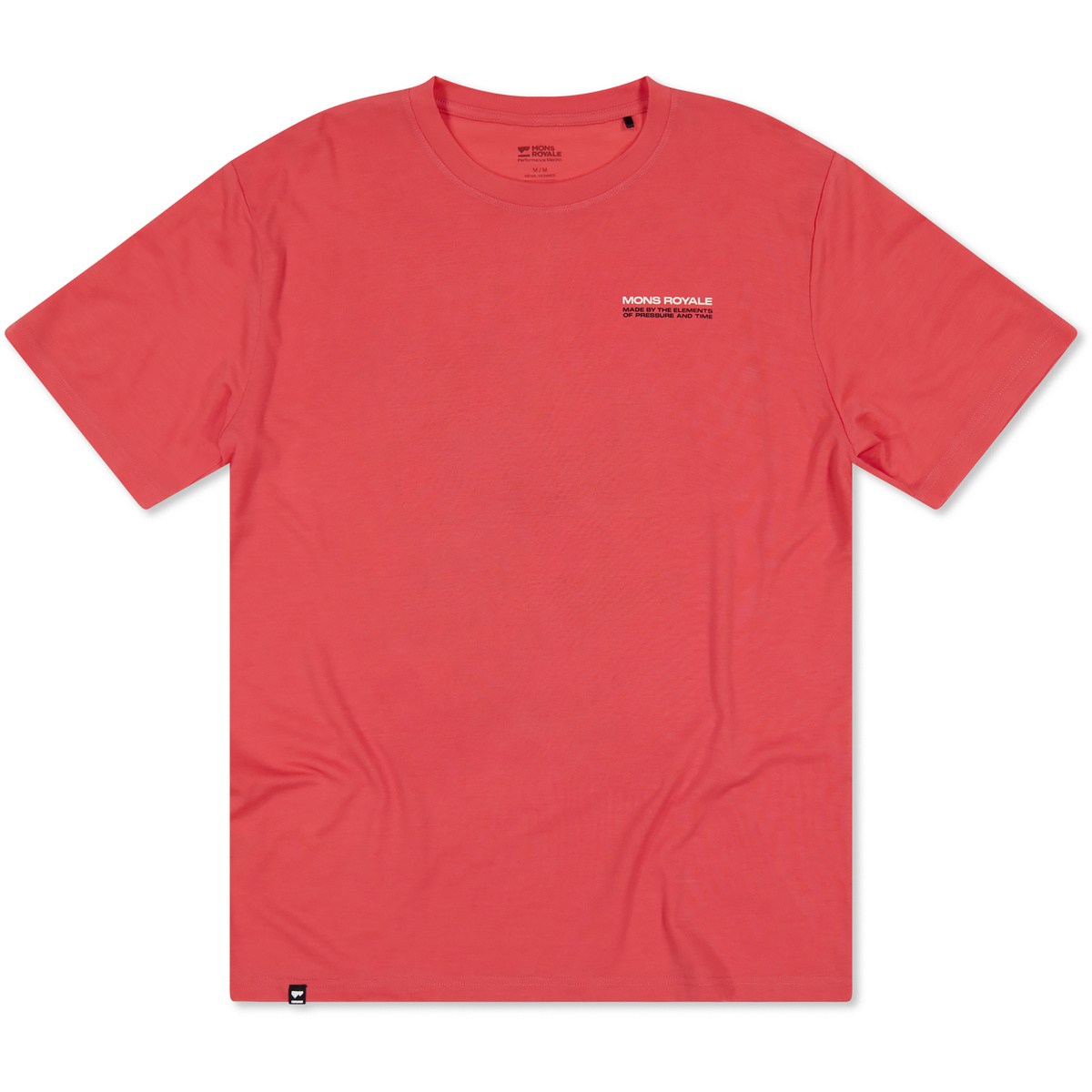 Mons Royale Herren Icon Merino T-Shirt (Größe S, rot)