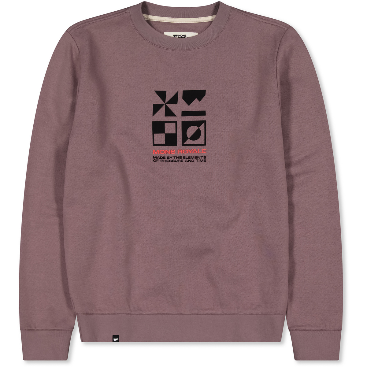 Mons Royale Damen Inversion Merino Crew Pullover (Größe XS, lila)
