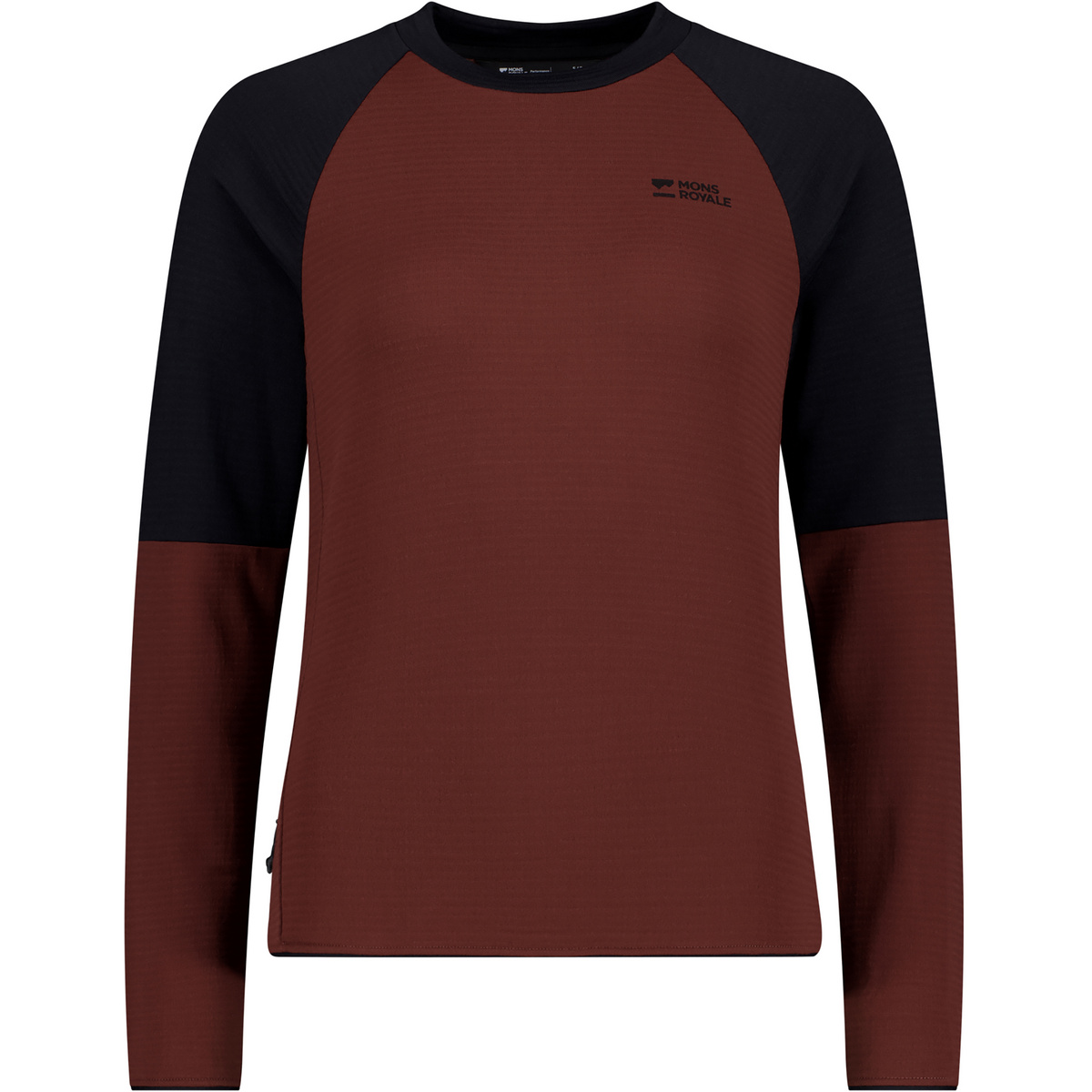 Image of Mons Royale Donna Maglia a manica lunga Quad Merino Fleece