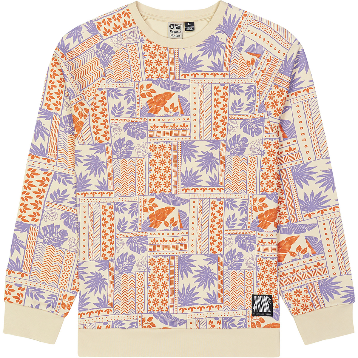 Image of Picture Herren Wakara Printed Crew Pullover