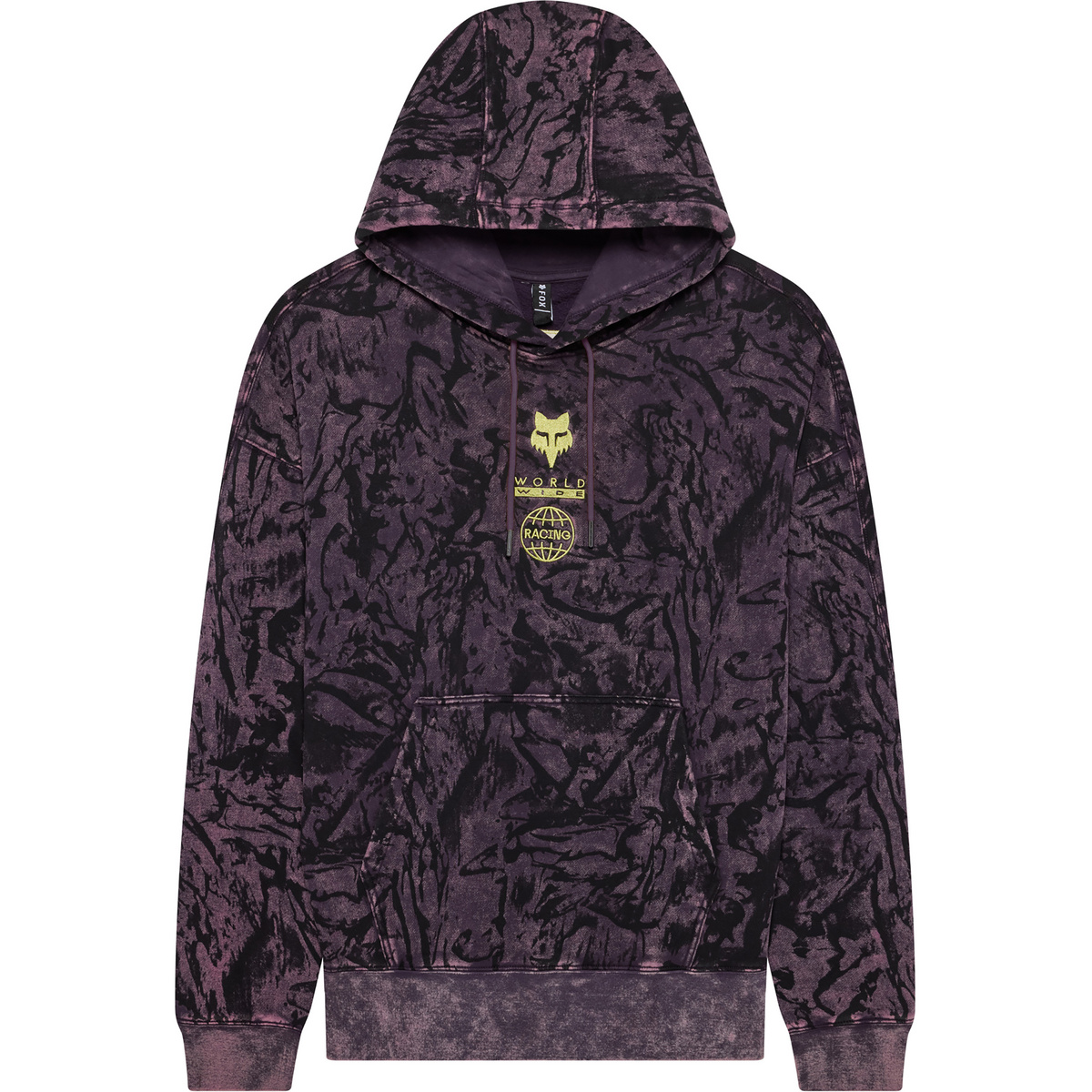 Image of Fox Herren Image Print Fleece Hoodie