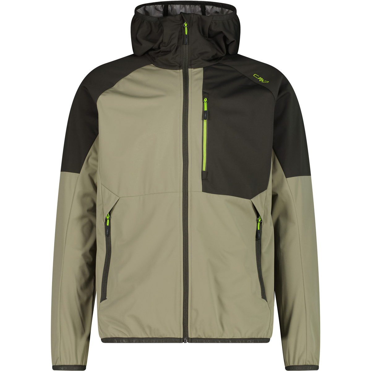CMP Herren Hoodie Jacke (Größe 3XL, oliv)