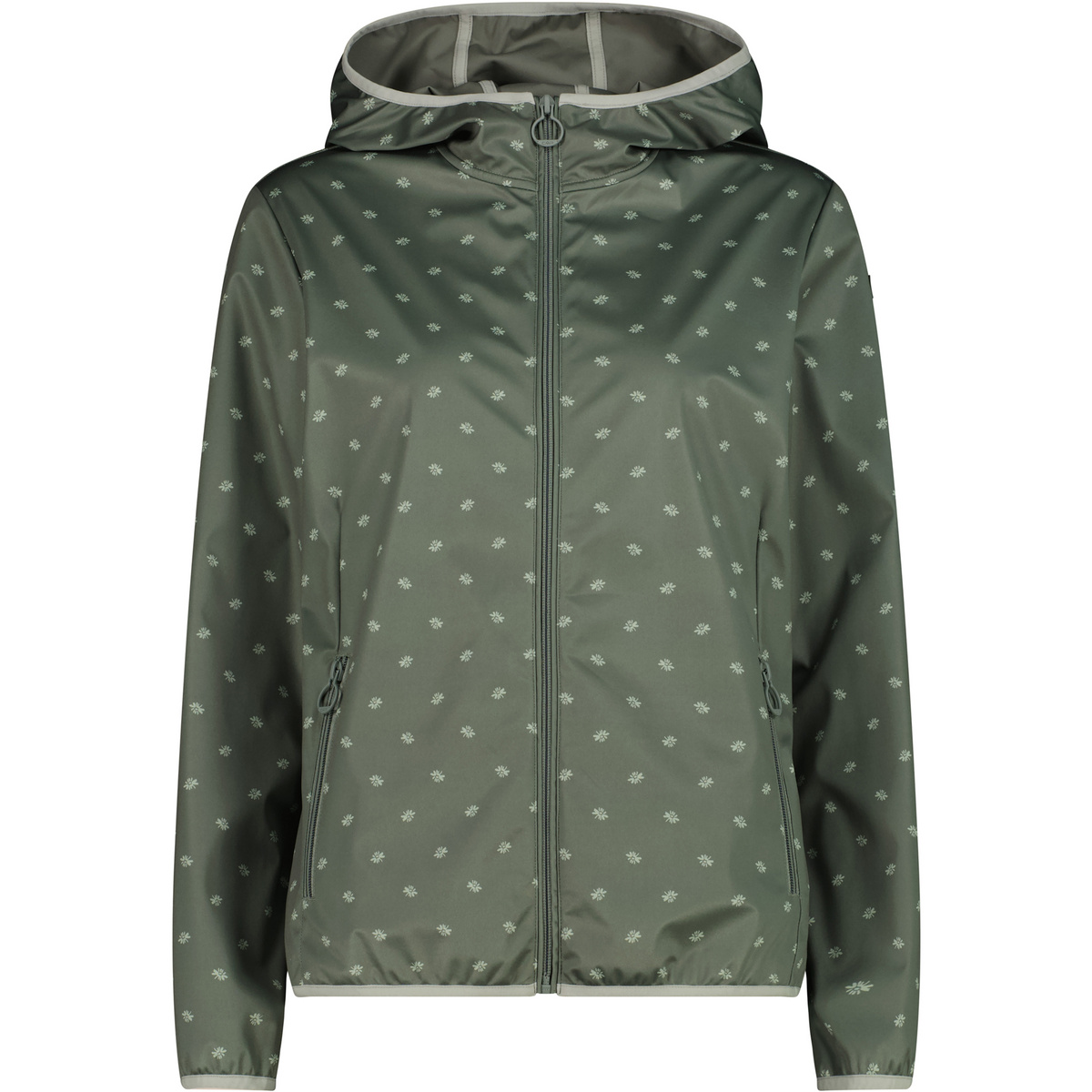 CMP Damen Hoodie Jacke (Größe XXL, oliv)