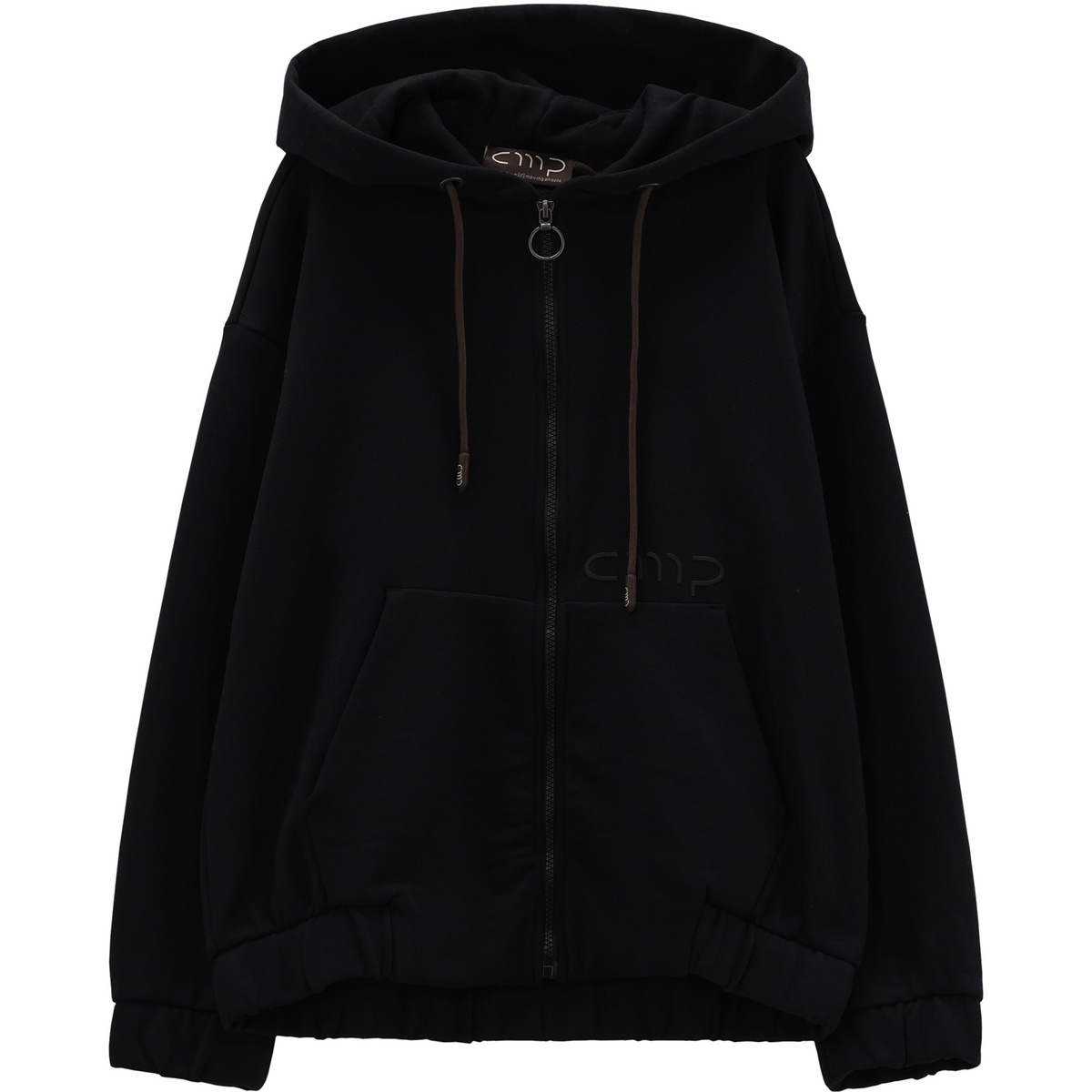 CMP Damen Hoodie Jacke (Größe L, schwarz)