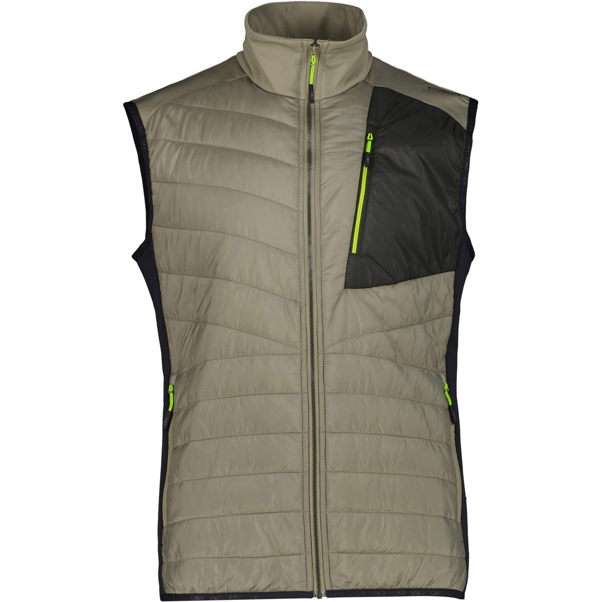 CMP Herren Hybrid Weste (Größe M, oliv)