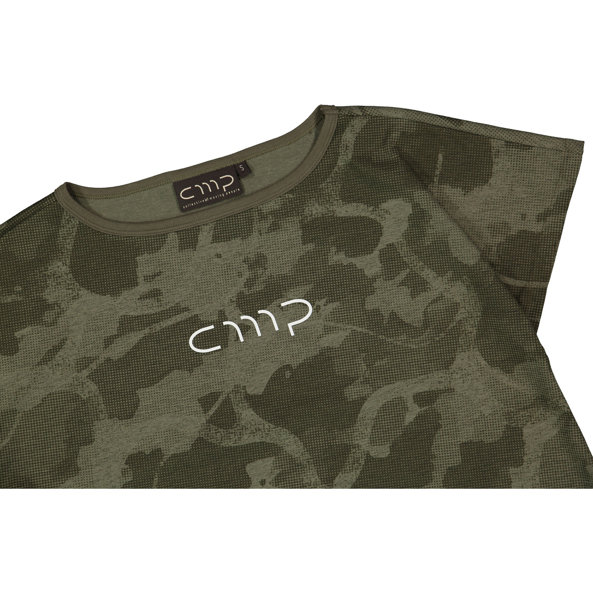 CMP Damen T-Shirt (Größe S, oliv)