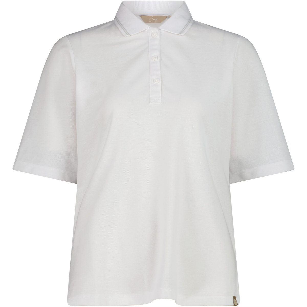 CMP Damen Mary Polo T-Shirt (Größe XL, weiss)