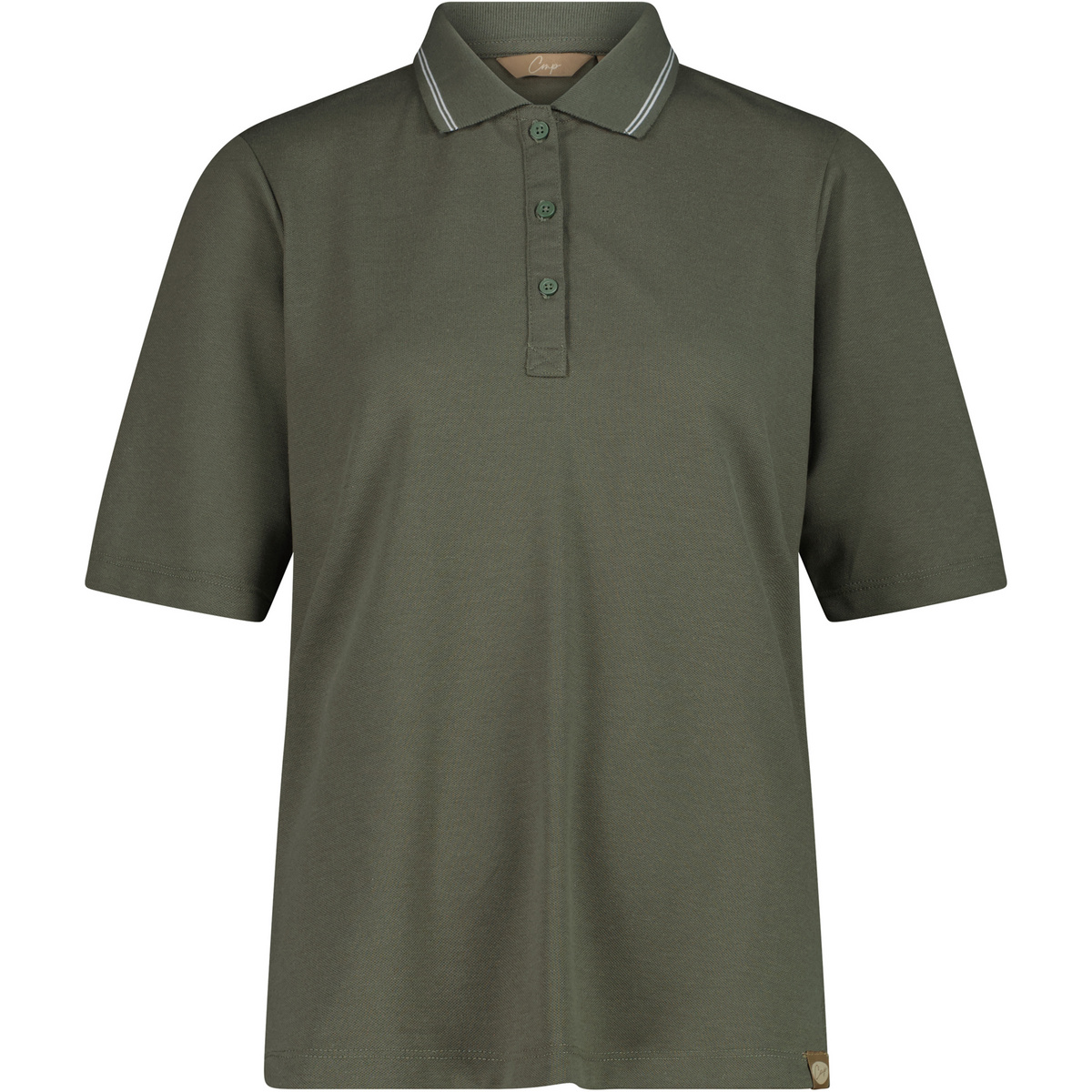 CMP Damen Mary Polo T-Shirt (Größe XL, oliv)