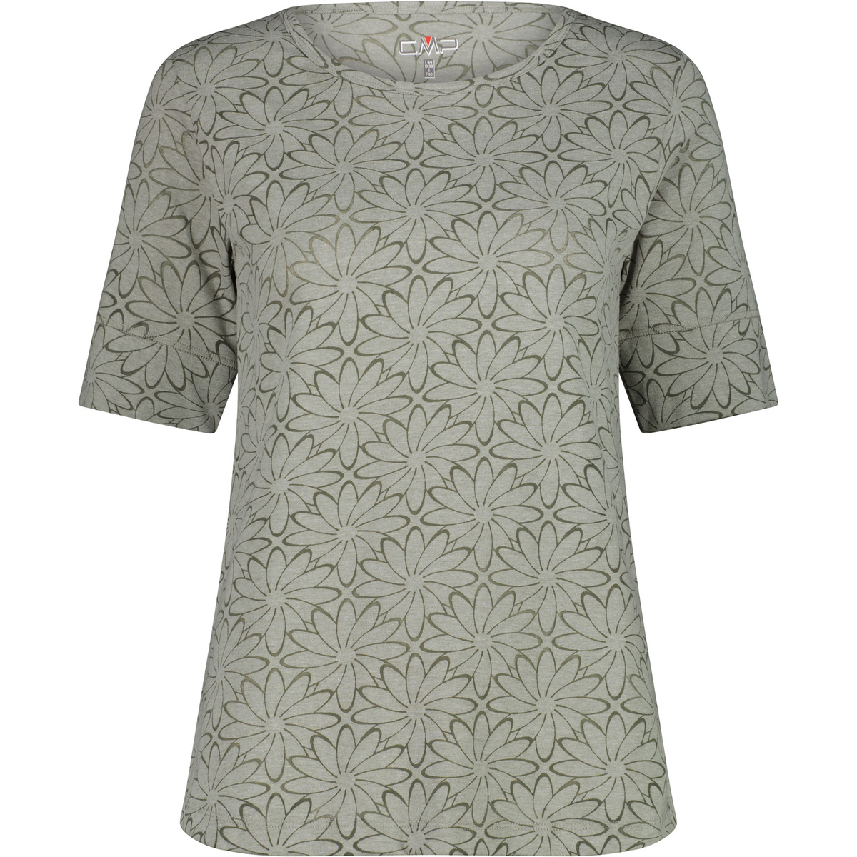 CMP Damen T-Shirt (Größe XS, grau)