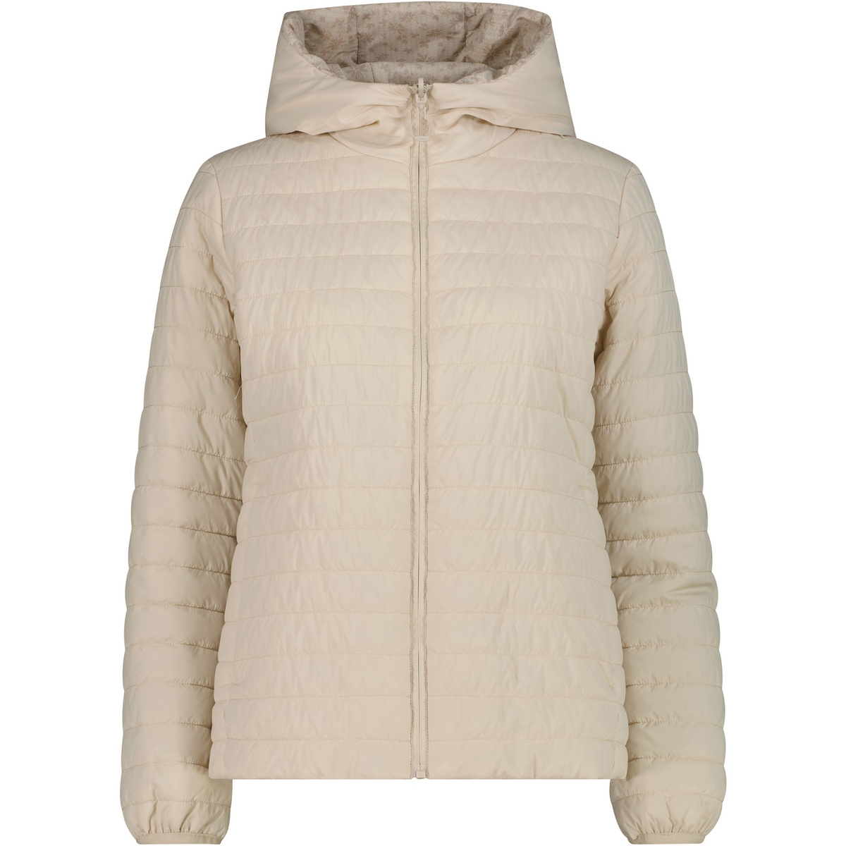 CMP Damen Reverse Hoodie Jacke (Größe M, beige)