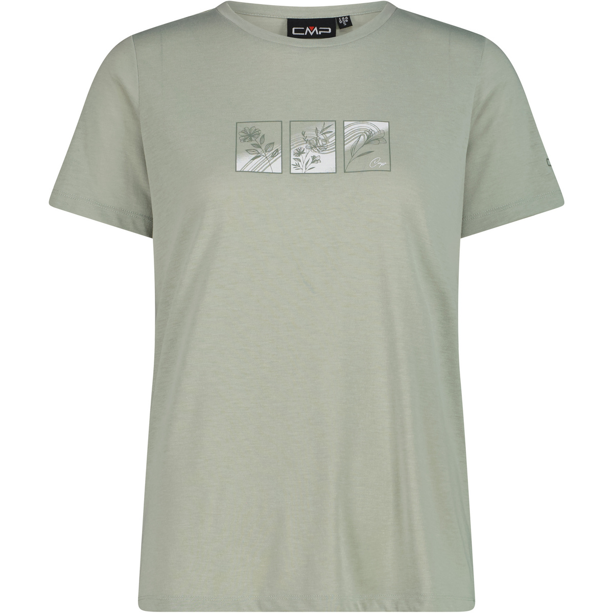 CMP Damen T-Shirt (Größe XXS, grau)