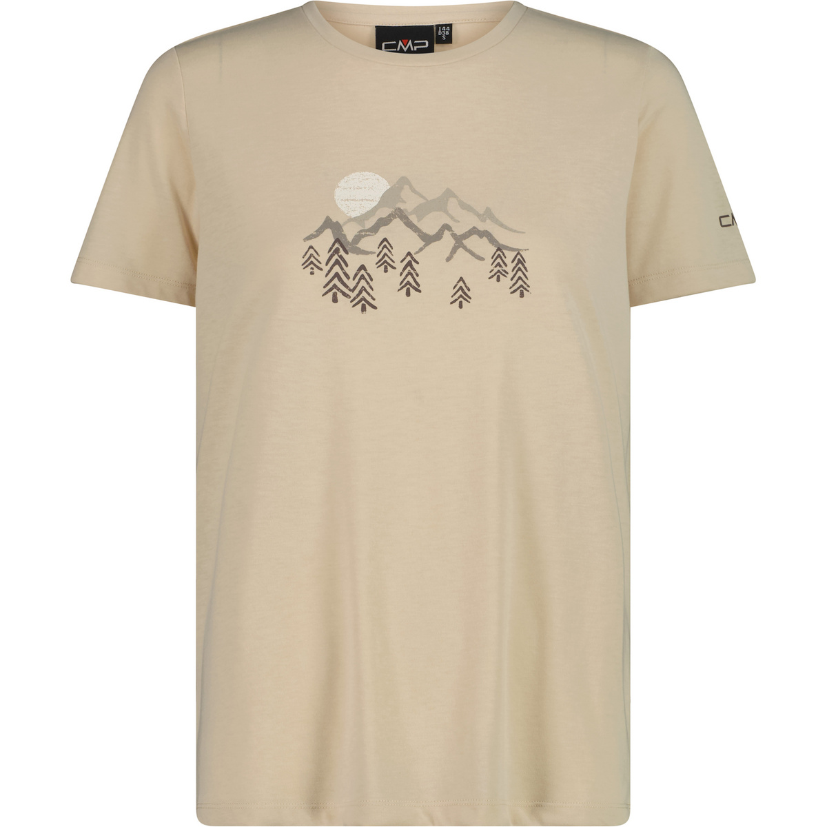 CMP Damen T-Shirt (Größe L, beige)
