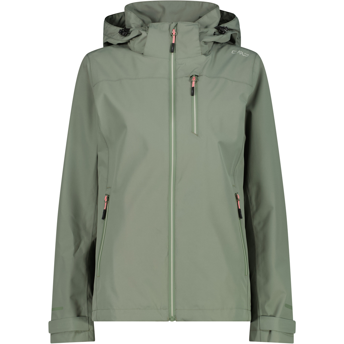 CMP Damen Zip Hoodie Jacke (Größe XXS, gruen)