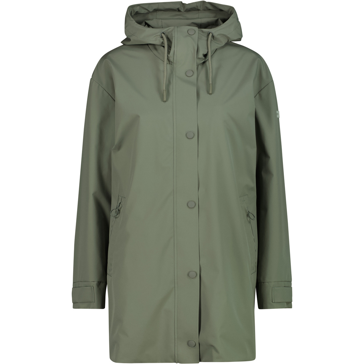 CMP Damen Hoodie Parka (Größe L, oliv)