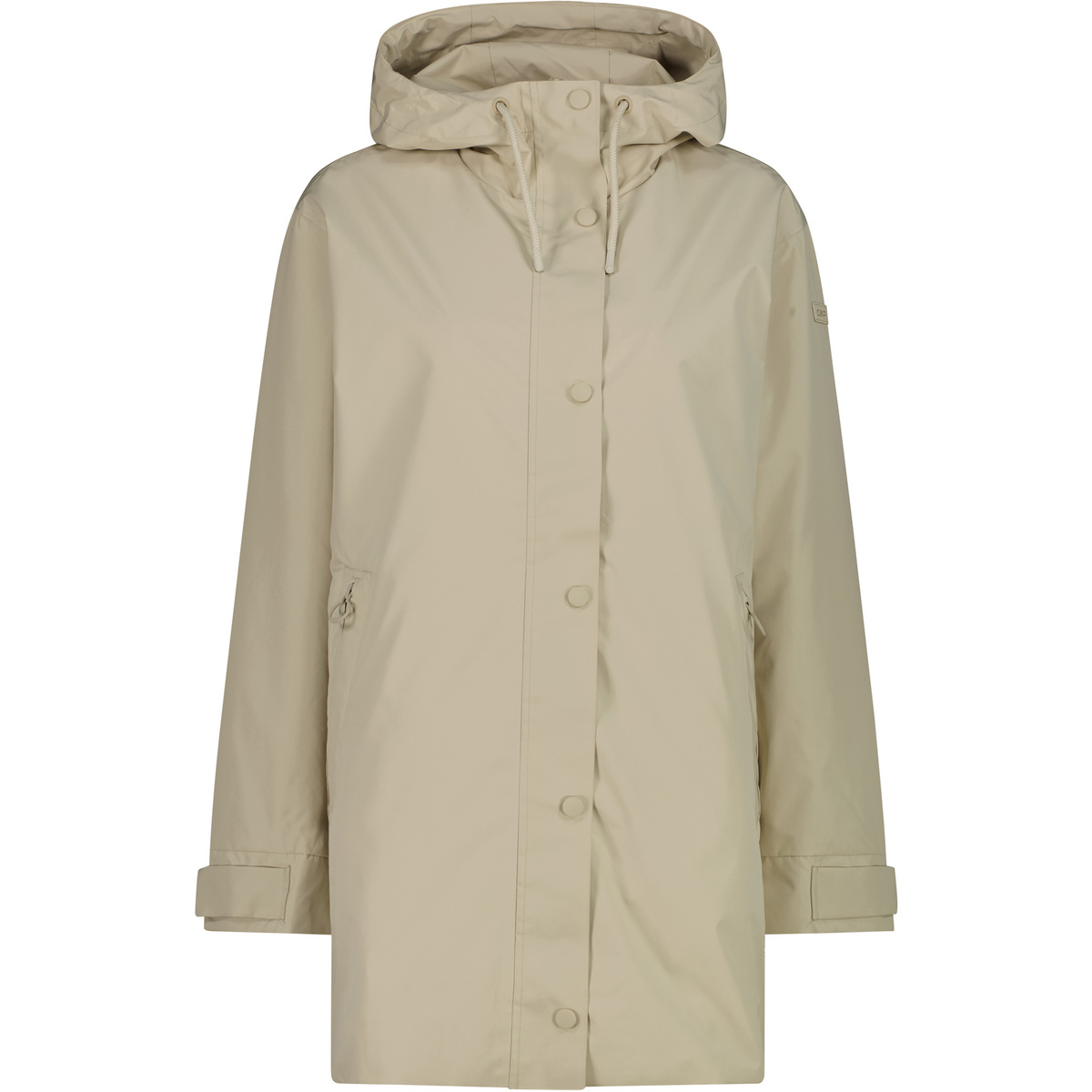 CMP Femme Parka Hoodie (taille XS, Beige)
