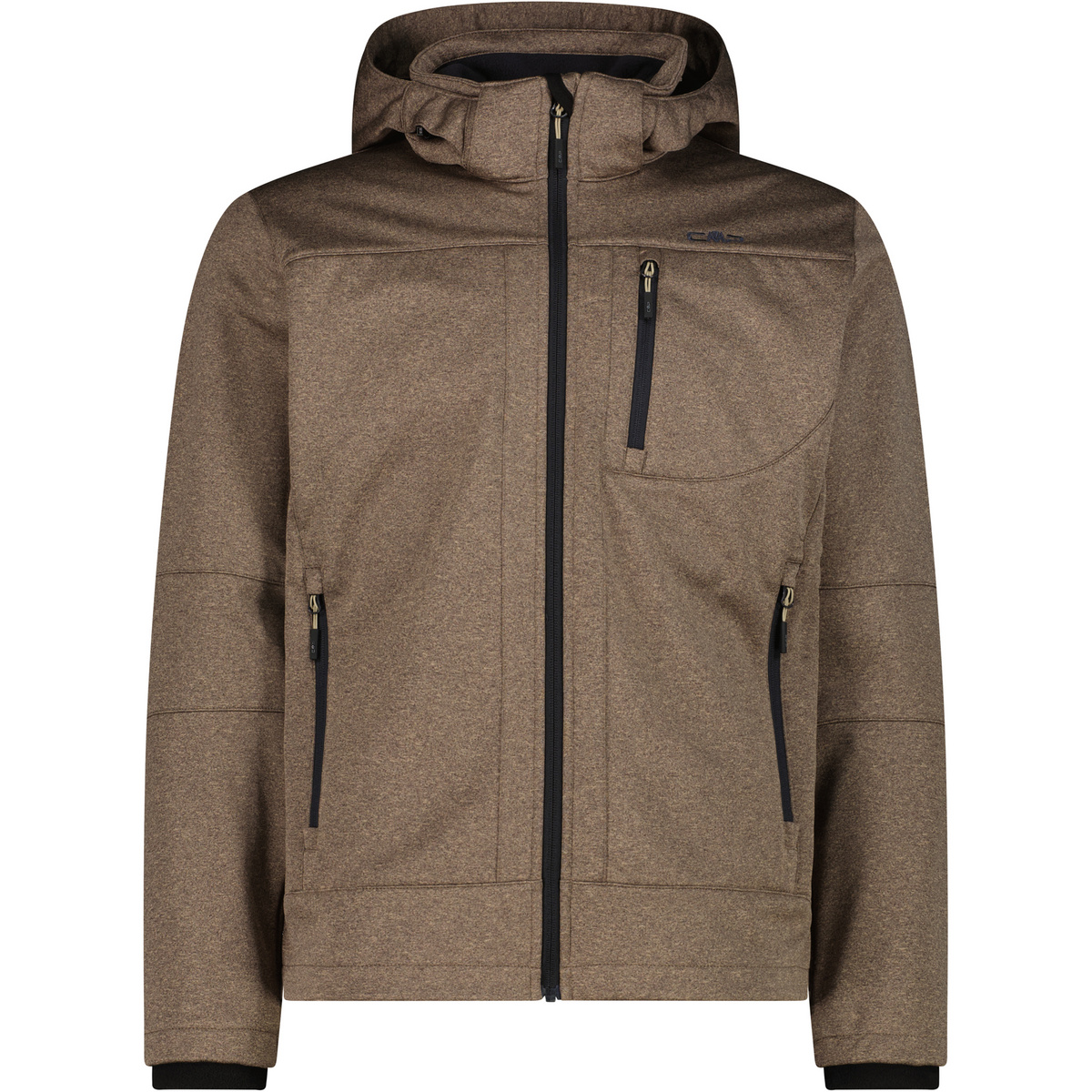 CMP Herren Zip Hoodie Jacke (Größe 5XL, braun)