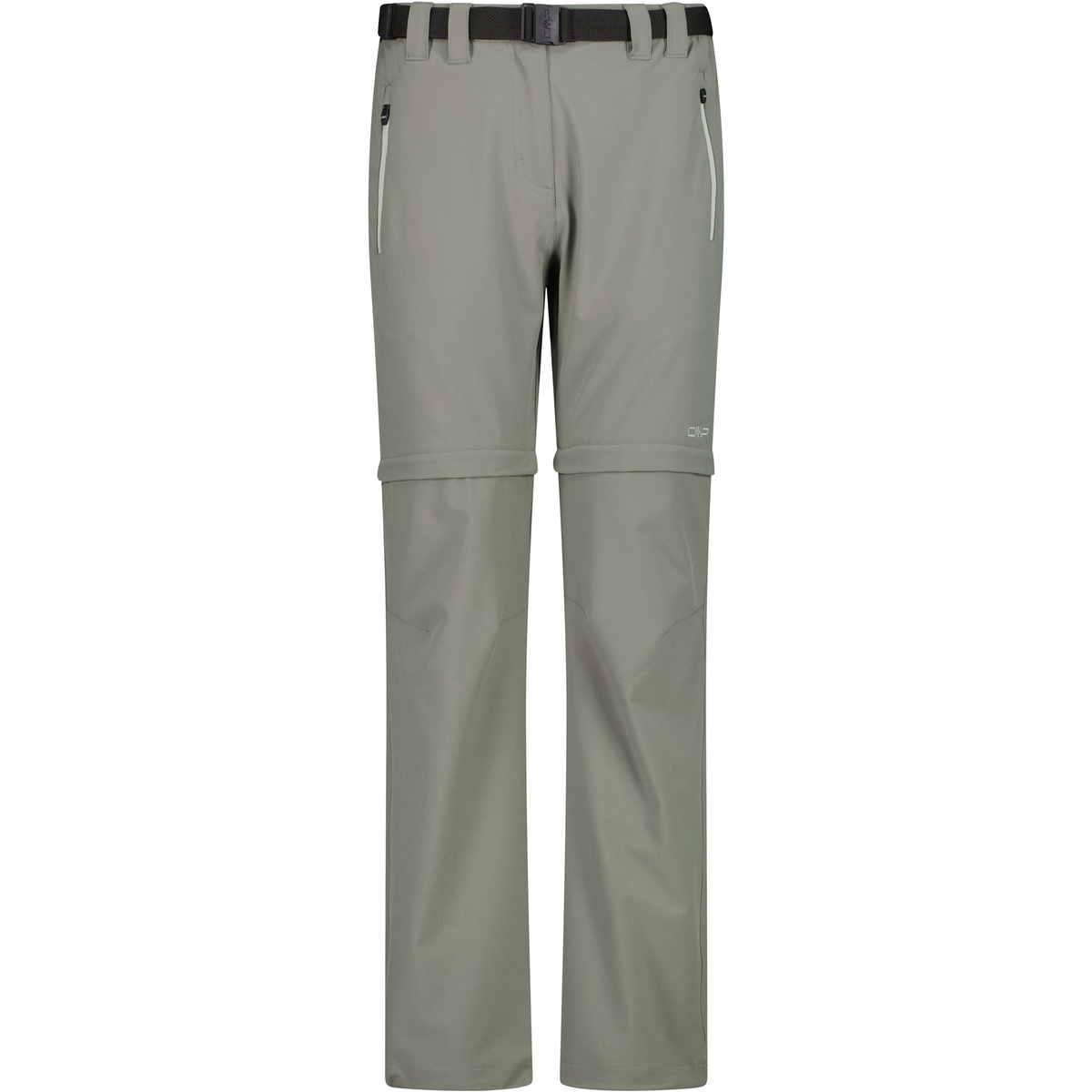 CMP Damen Zip Off Hose (Größe S, grau)