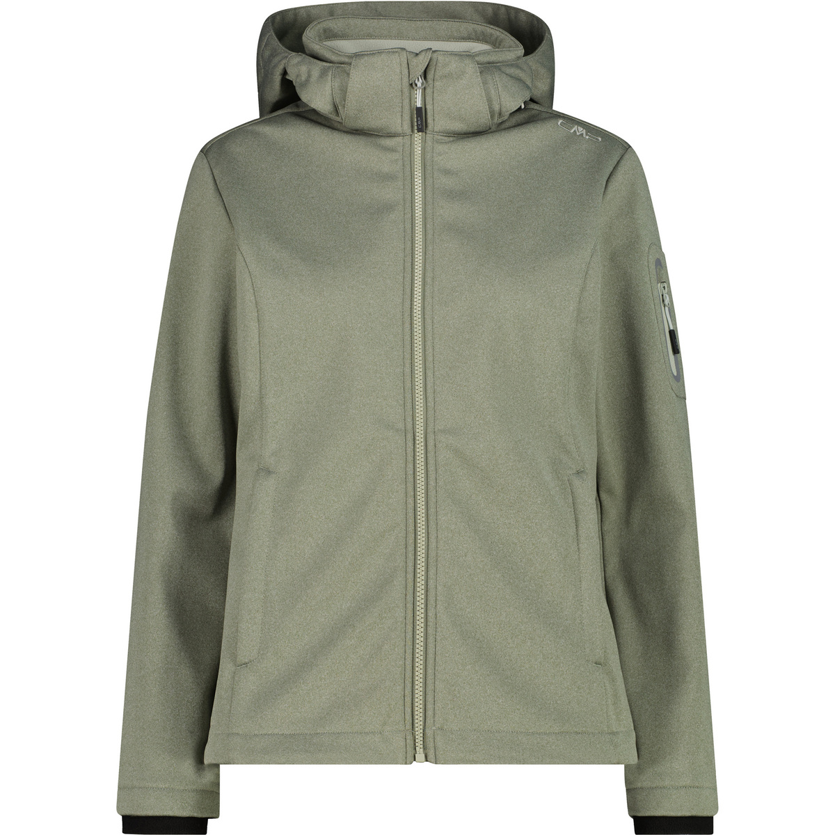 CMP Damen Melange Jacke (Größe XS, oliv)