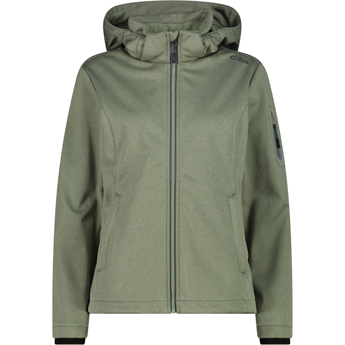 CMP Damen Melange Jacke (Größe 4XL, oliv)