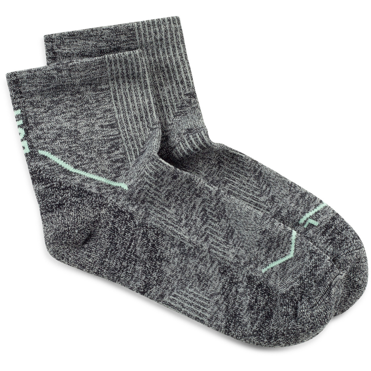 Buff Dryflx Quarter Socken (Größe 42 , grau)