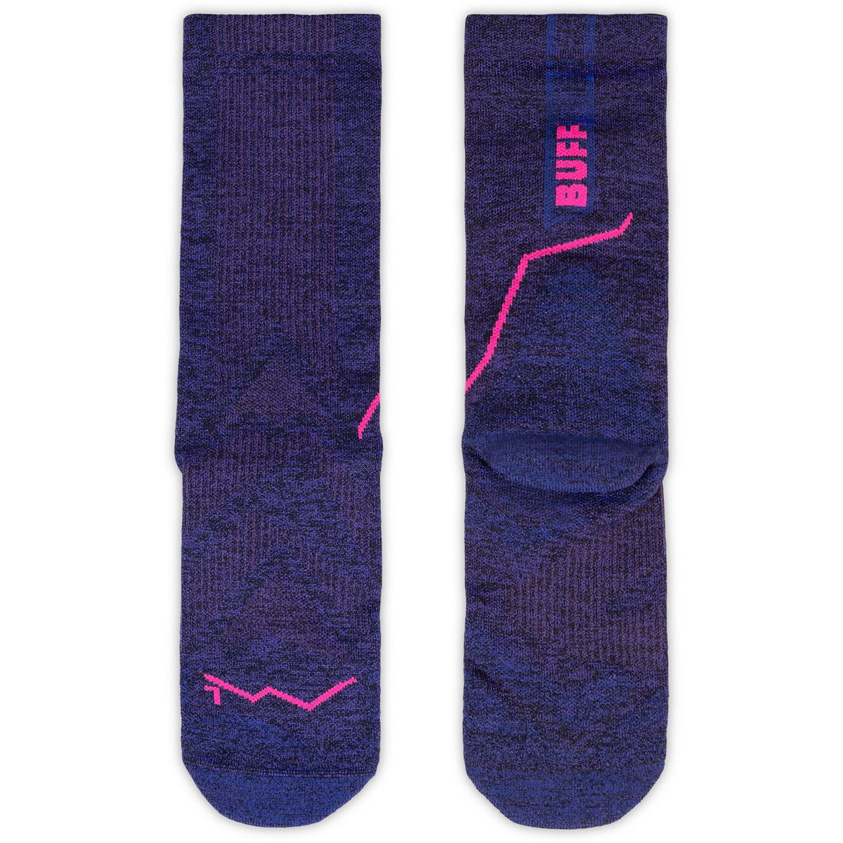 Buff Dryflx Crew Socken (Größe 36 , lila)
