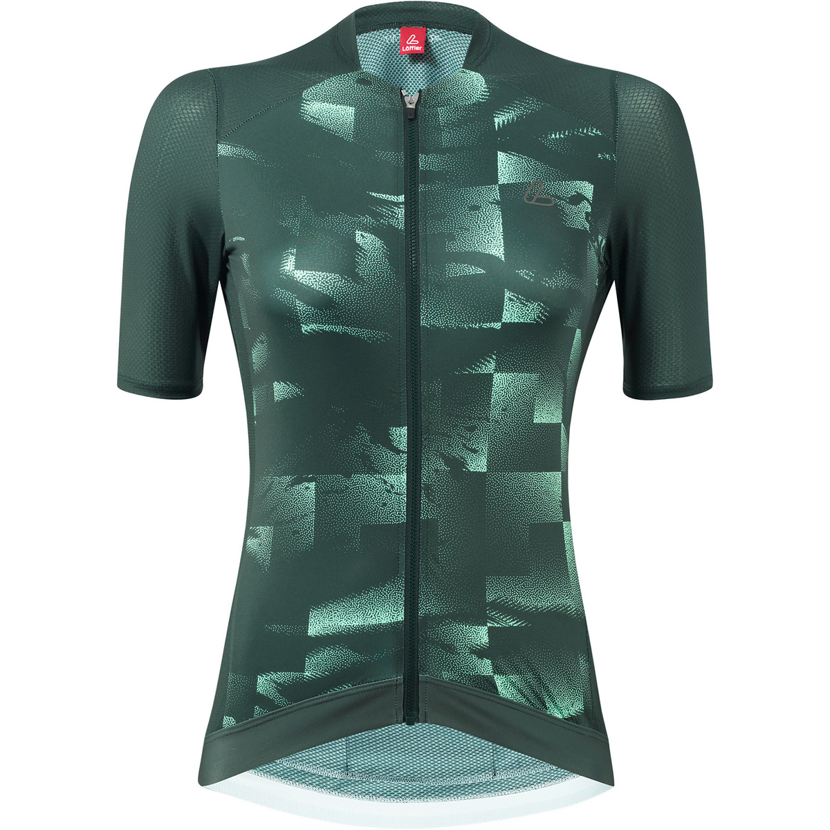 Löffler Damen Skys Escape Trikot (Größe S, gruen)