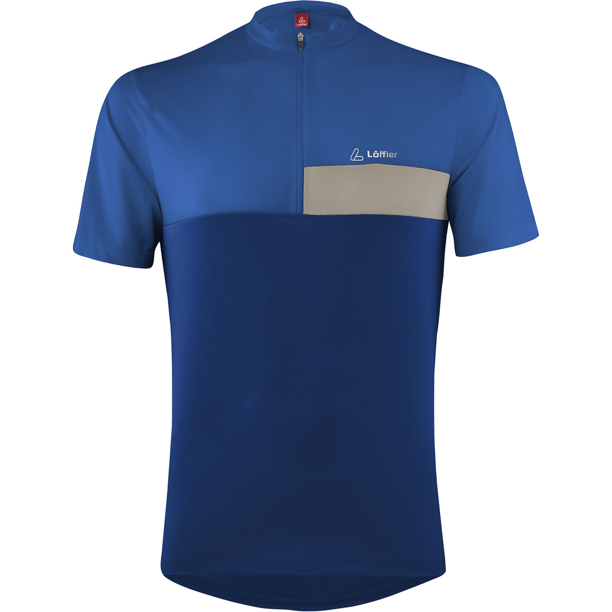 Löffler Herren Mondo Half Zip Trikot (Größe 3XL, blau)