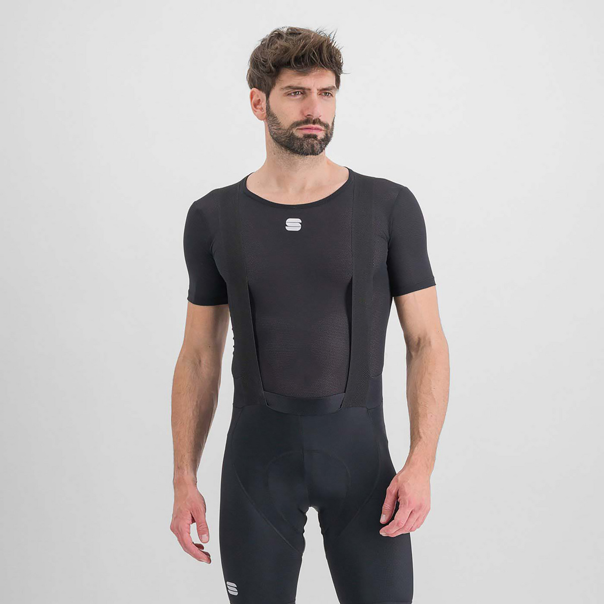 Sportful Homme T-shirt Thermodynamic Lite (taille M, Noir)