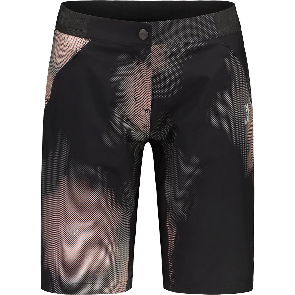 Maloja Damen AnemonaM. Printed Radhose kurz (Größe XS, schwarz)