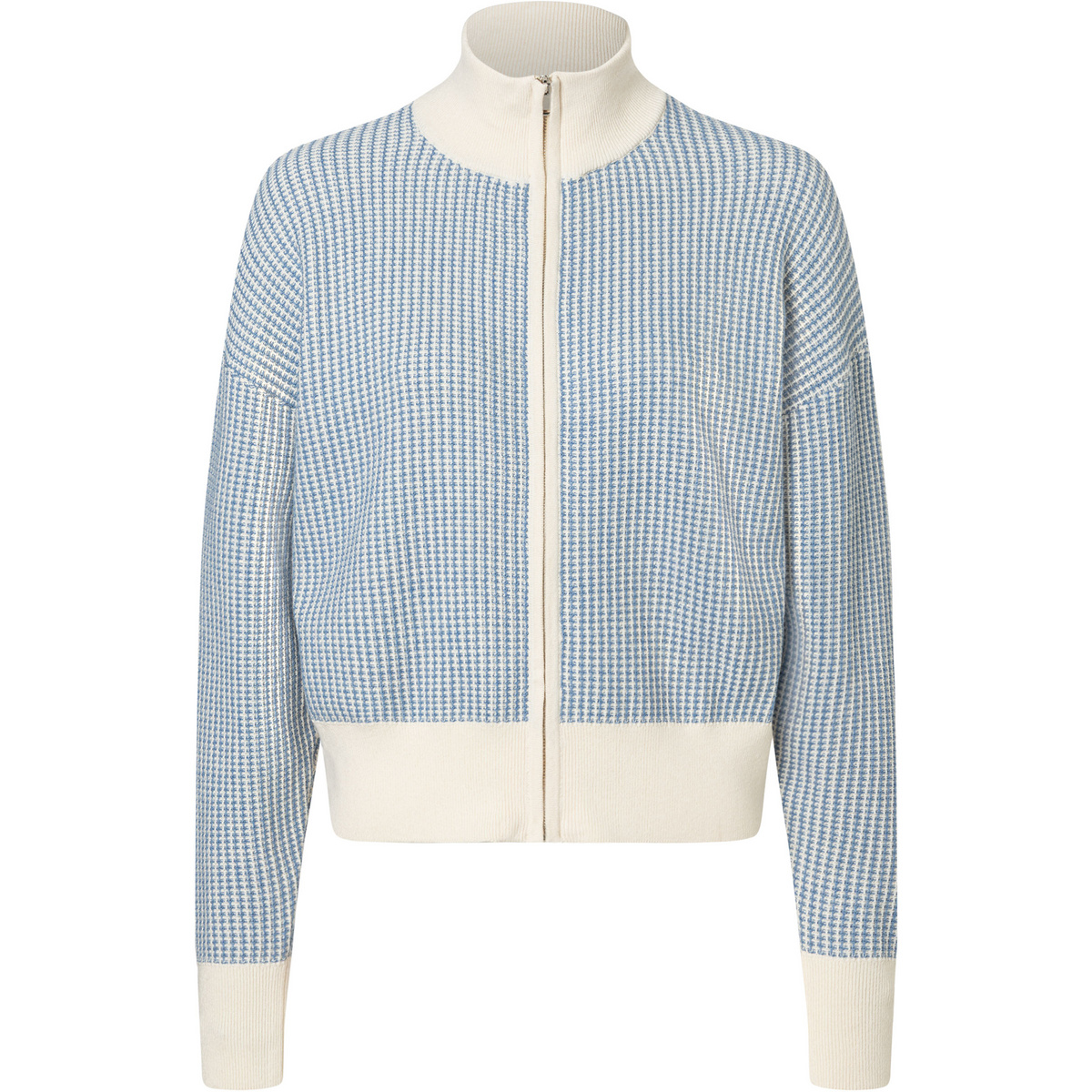 Mandala Damen Studio Cardigan Jacke (Größe L, blau)