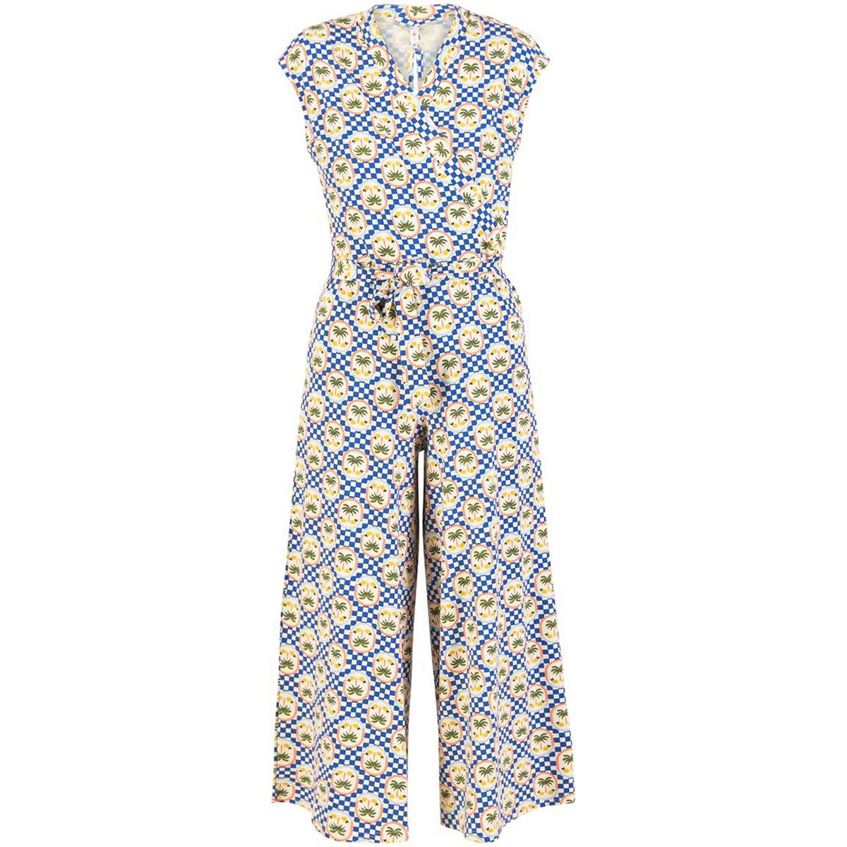 Blutsgeschwister Damen Hello Fritjes Culotte Jumpsuit (Größe S, weiss)